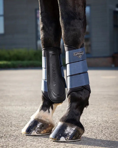 LeMieux Grafter Atlantic Horse Brushing Boots: Durable, Protective, Equine Legwear