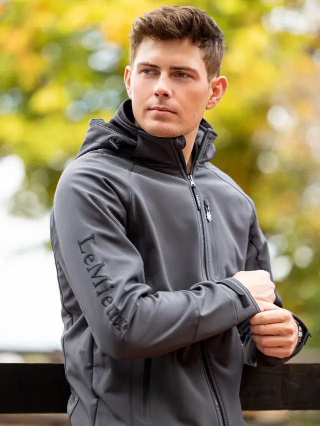 LeMieux Mens Elite Soft Shell Jacket Anthracite
