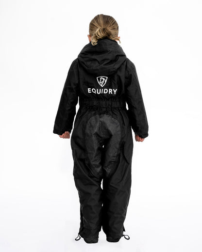 Children's All-In-One Puddle Suit Black