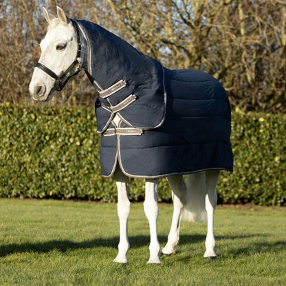 Equiflair DefenceX Shield 200g Navy Horse Liner Rug with Detachable Neck - Rug Liner Horse. Horse Rug 5'0"