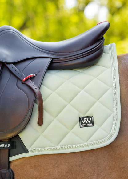 Woof Wear Vision Aura Close Contact Saddle Pad Sage Green | Equestrian Horse Riding Equipment