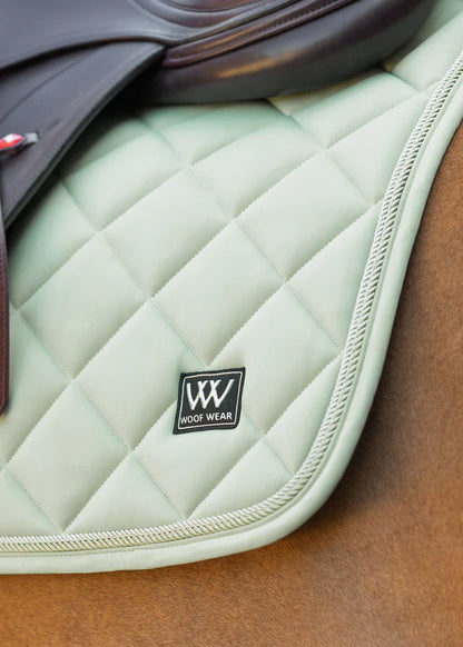 WOOF WEAR Vision Aura Sage Saddle Pad: Close Contact, Quilted Design for Equestrian Horse Riding