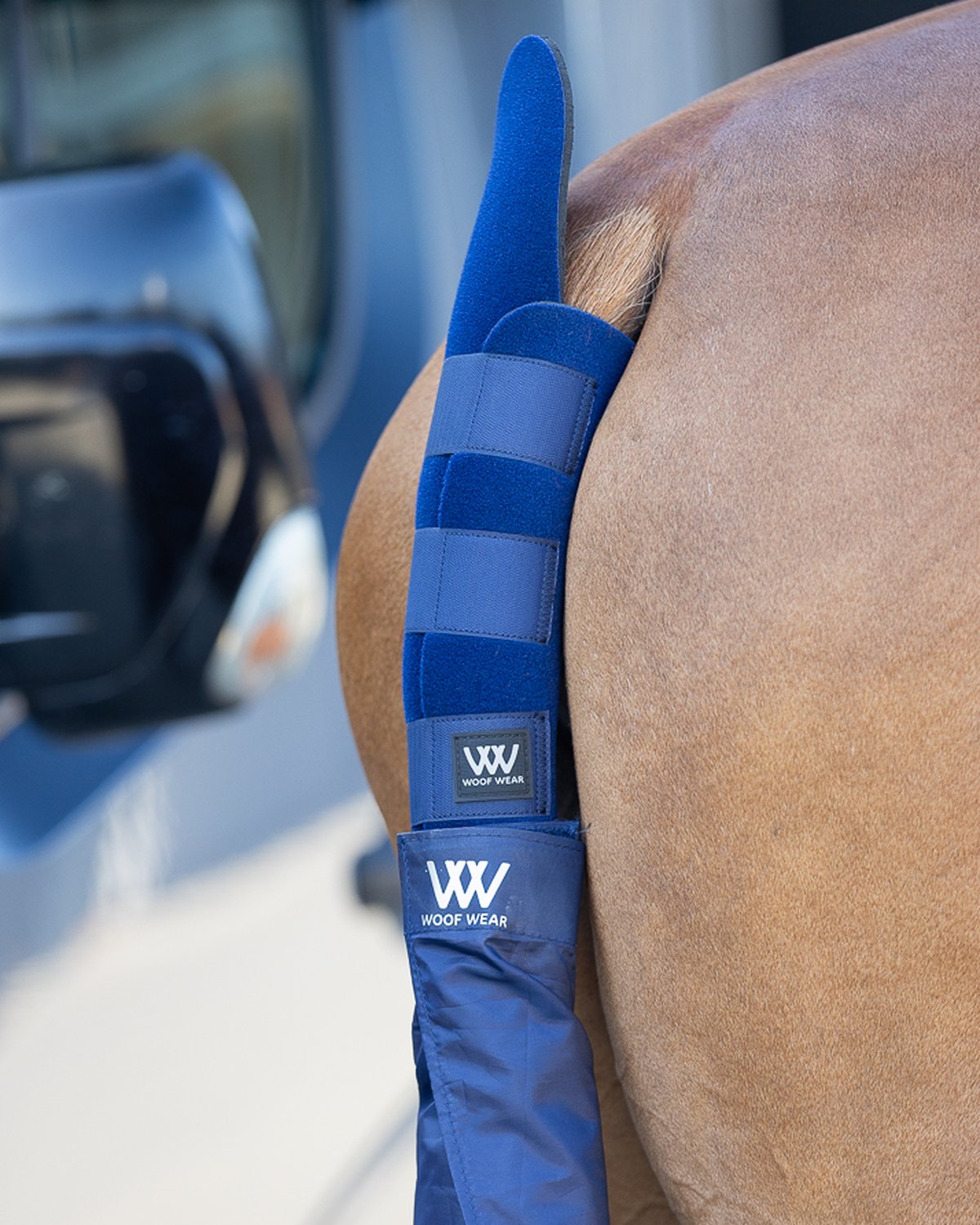 Woof Wear Tail Bag Navy: Equestrian Horse Tail Protection, Cleanliness