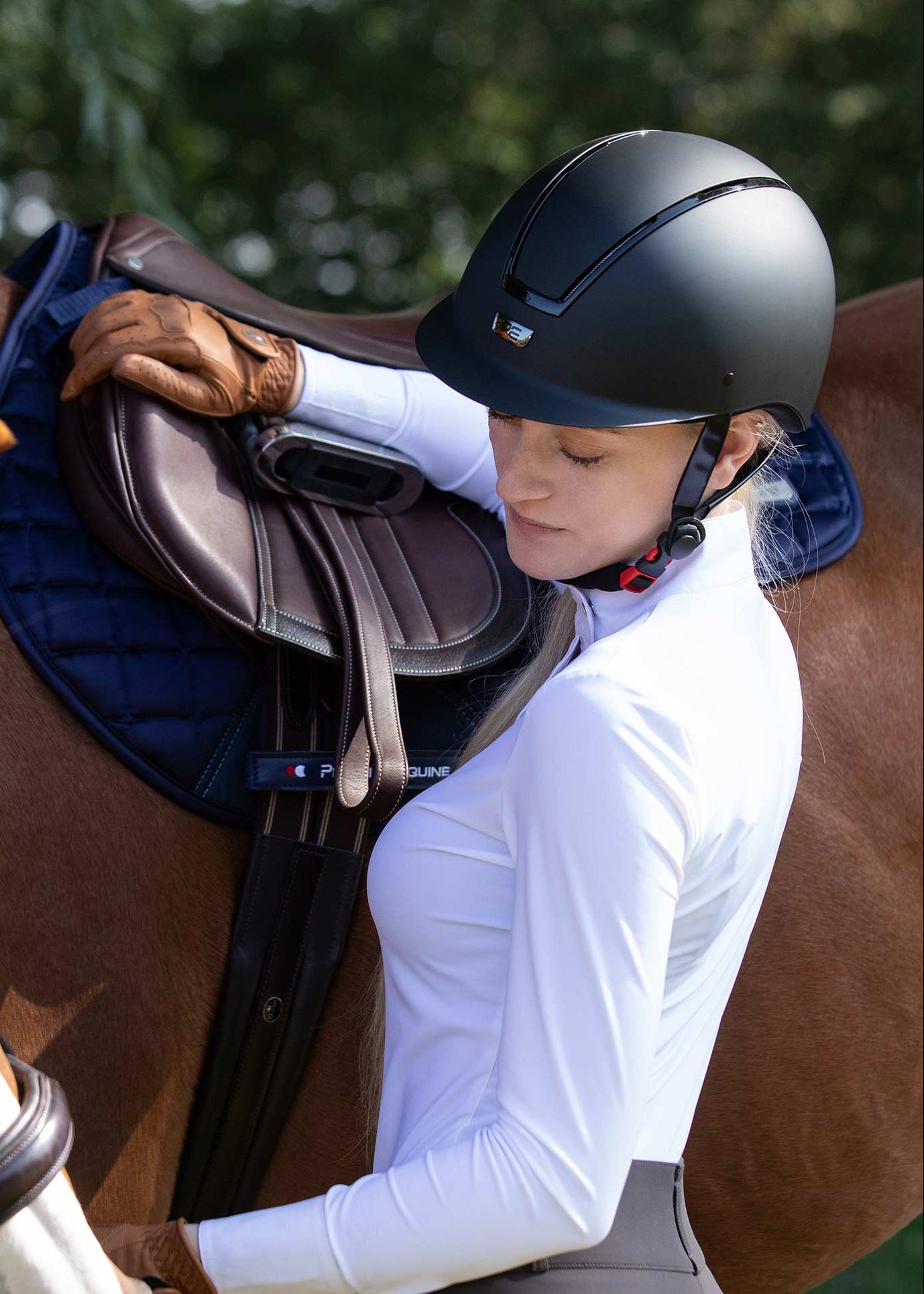 PREMIER EQUINE Endeavour Horse Riding Helmet Space Black - Equestrian Safety Gear