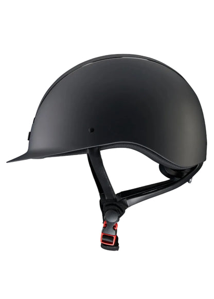 Premier Equine Endeavour Black Horse Riding Helmet: Safety & Style. Kitemarked.