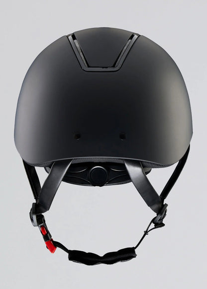 PREMIER EQUINE black horse riding helmet: PAS 015 & VG1 safety approved equestrian gear from Equiflair