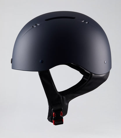 Premier Equine Artemis Matte Jockey Skull Midnight Navy equestrian helmet, PAS 015:2011 certified