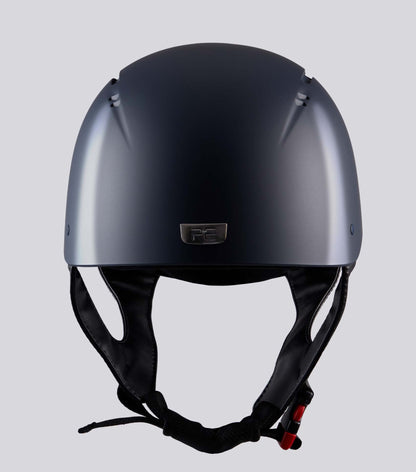 Premier Equine Artemis Gloss Riding Helmet - Midnight Navy Jockey Skull Cap for Equestrian