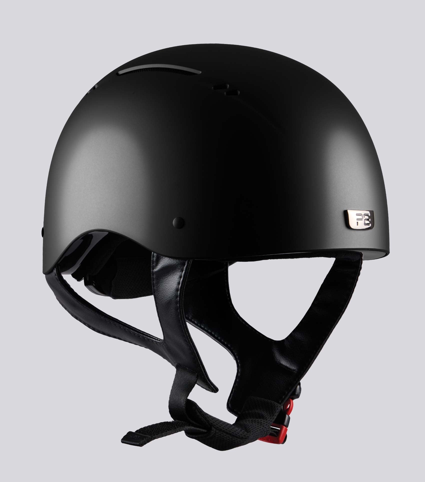 Premier Equine Artemis Jockey Skull Cap Matte Black Safety Helmet