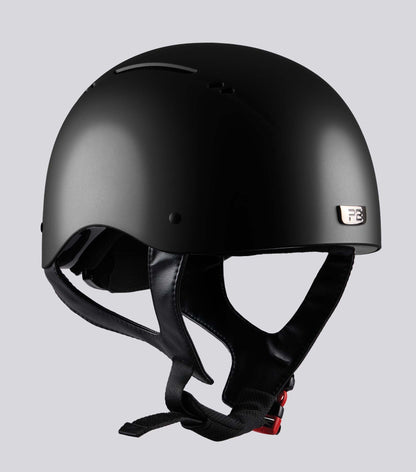 Premier Equine Artemis Jockey Skull Cap Matte Black Safety Helmet