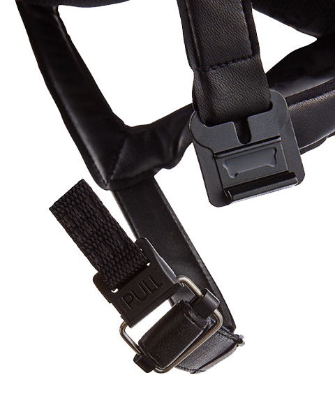 Charles Owen 4Star Jockey Helmet Harness Detail: GRpx & Magnetic Clasp for Ultimate Safety