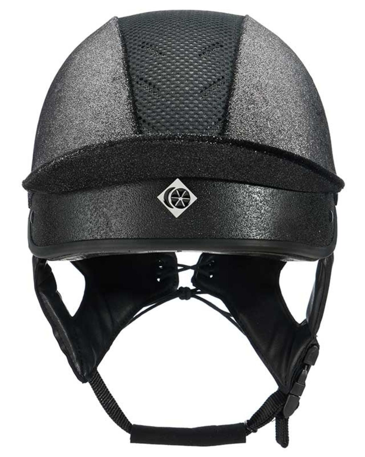 Charles Owen Esme Cosmic Equestrian Riding Helmet - Sparkly Black