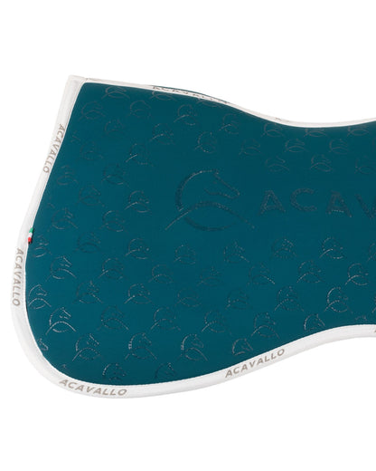 Acavallo Pad Mf Hps Cw-Cs  Bamboo Silicone Grip Flat Petrol/White