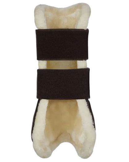 LEMIEUX Capella Comfort Tendon Boots - Brown Leather Horse Leg Protection