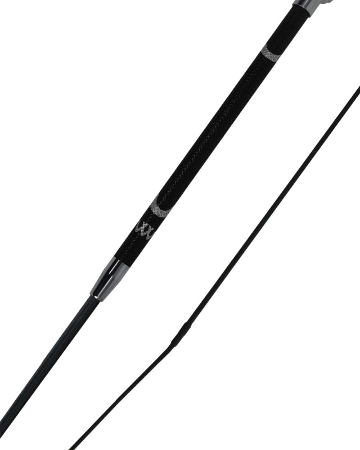 Woof Wear Harmony Dressage Whip Black Silver - Horse Riding Equestrian Whip