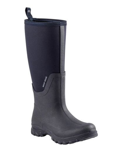 WOOF WEAR Navy Long Work Boot - Waterproof, Durable, Neoprene for Yard Work & Outdoor Adventures