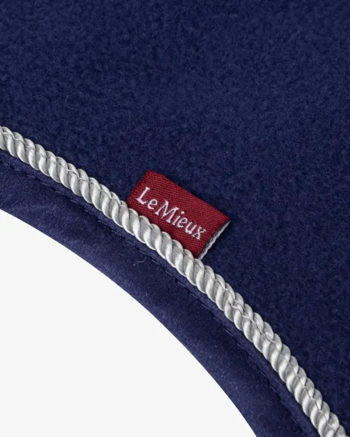 LeMieux Toy Pony Rug Ink Blue Fleece Equestrian - Braided Detail, Kids Toy Rug