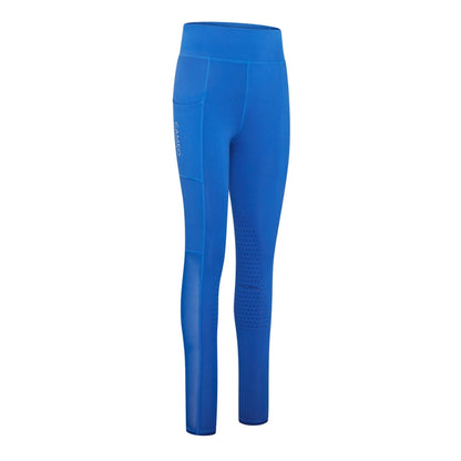 CAMEO Royal Blue Summer Riding Tights - Equestrian Leggings with Silicone Grip & Pocket. Comfort & Style for Horse Riding.