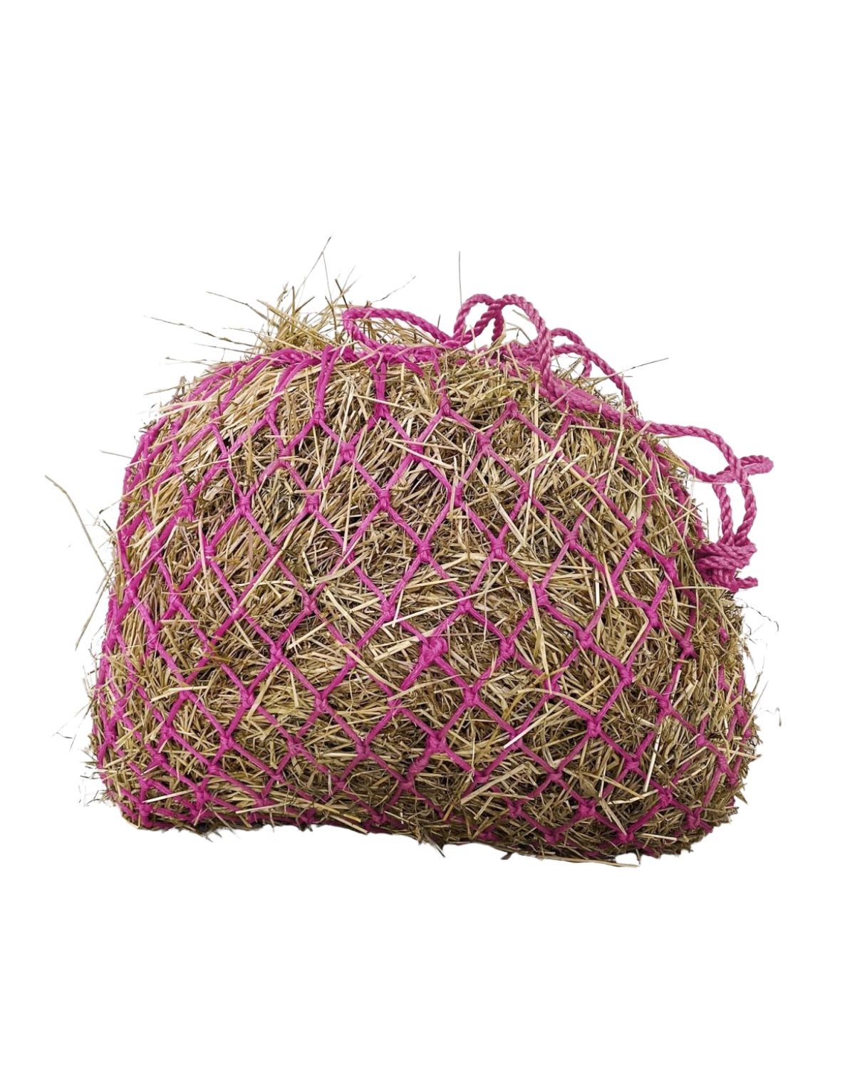 Pink Pony Haynet - Travel Size Horse Feeding Net for Trailer/Horsebox, Small, 23" with 1.5" Holes