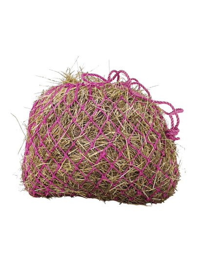 Pink Pony Haynet - Travel Size Horse Feeding Net for Trailer/Horsebox, Small, 23" with 1.5" Holes