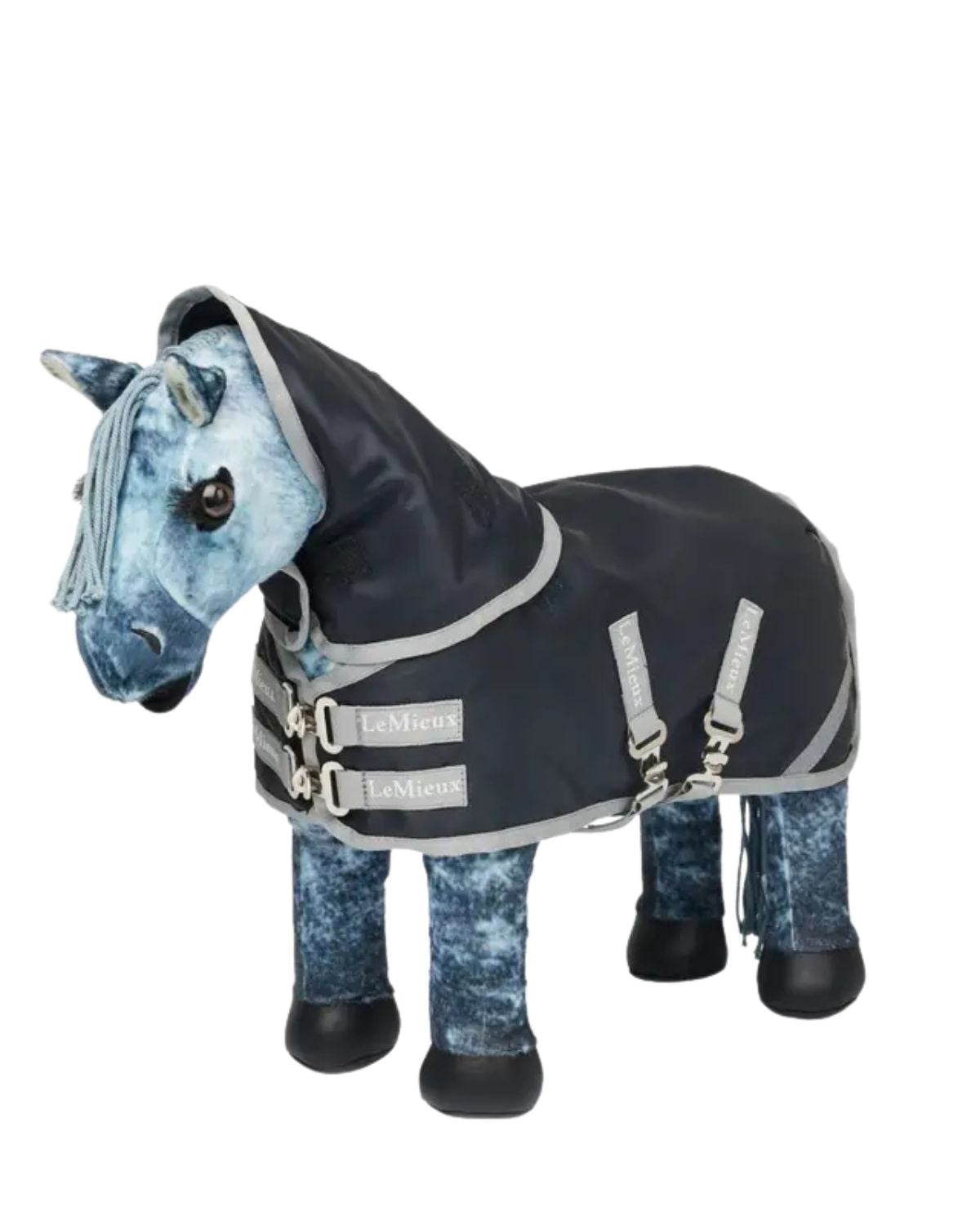 LEMIEUX Toy Pony Storm-Tek Rug Navy - Miniature Horse Blanket for Toy Horses - Equiflair