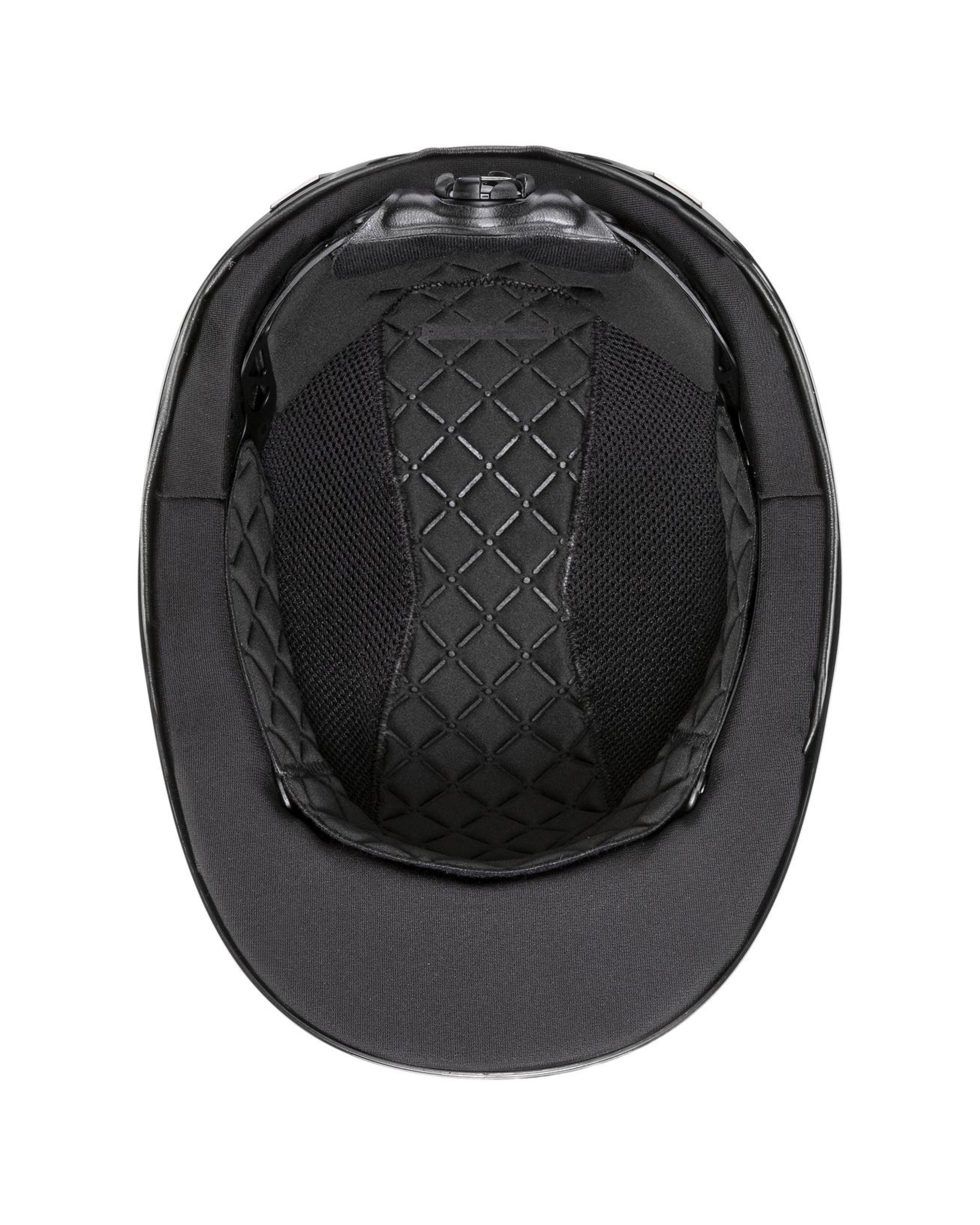 Uvex Exxeed Shiny Chrome Riding Helmet  - Black