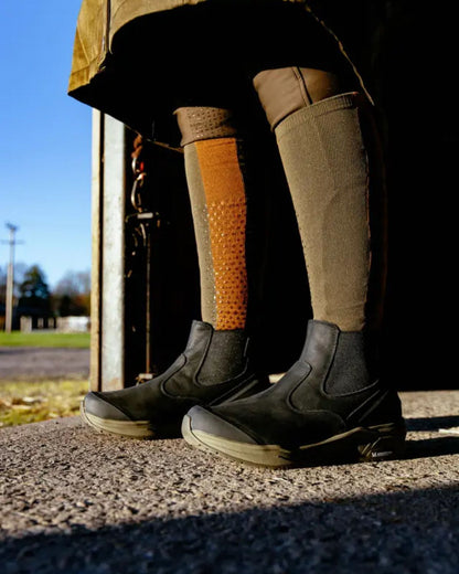 LEMIEUX Trex Waterproof Chelsea Boots Black: Equestrian Leather Boots, Durable, Stirrup-Friendly Grip