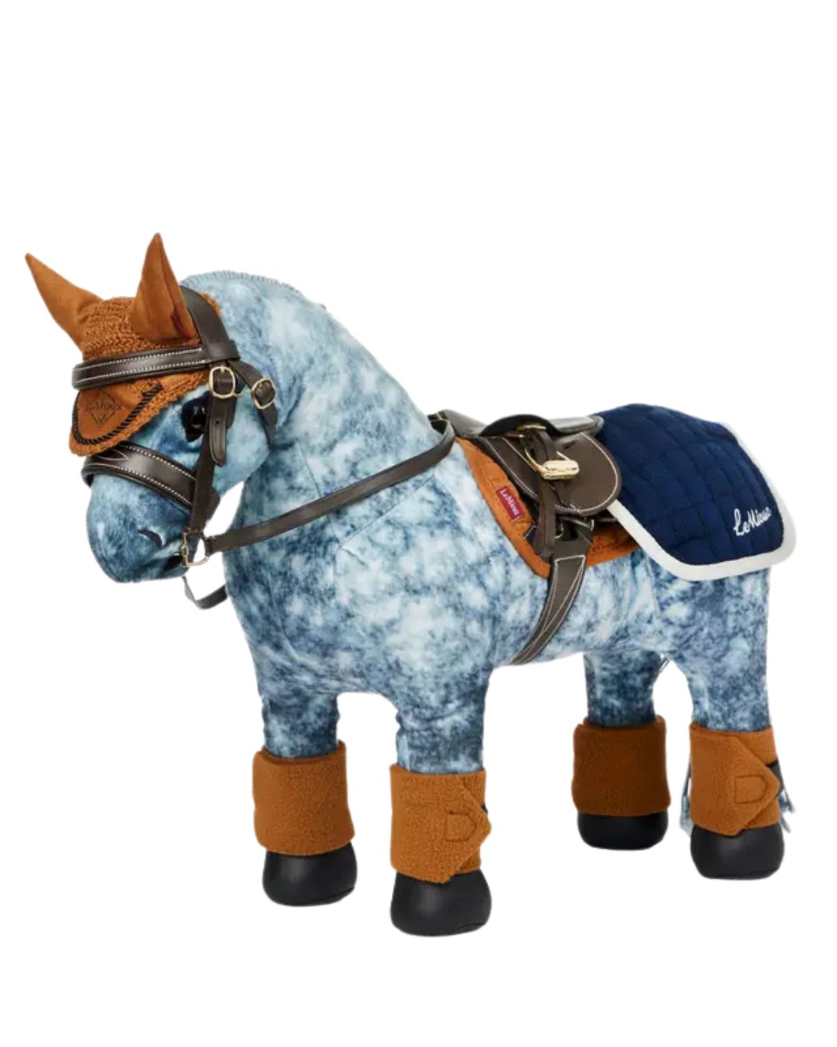 LEMIEUX Toy Pony Quarter Sheet Navy by Equiflair - Toy Horse Accessory for Kids ages 3+