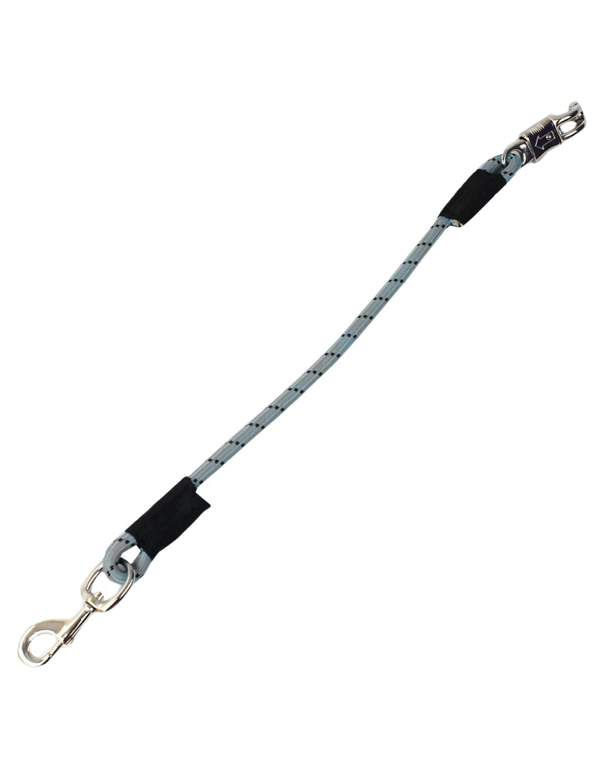 KM Elite Grey Bungee Trailer Tie: Quick Release, Durable Horse Restraint