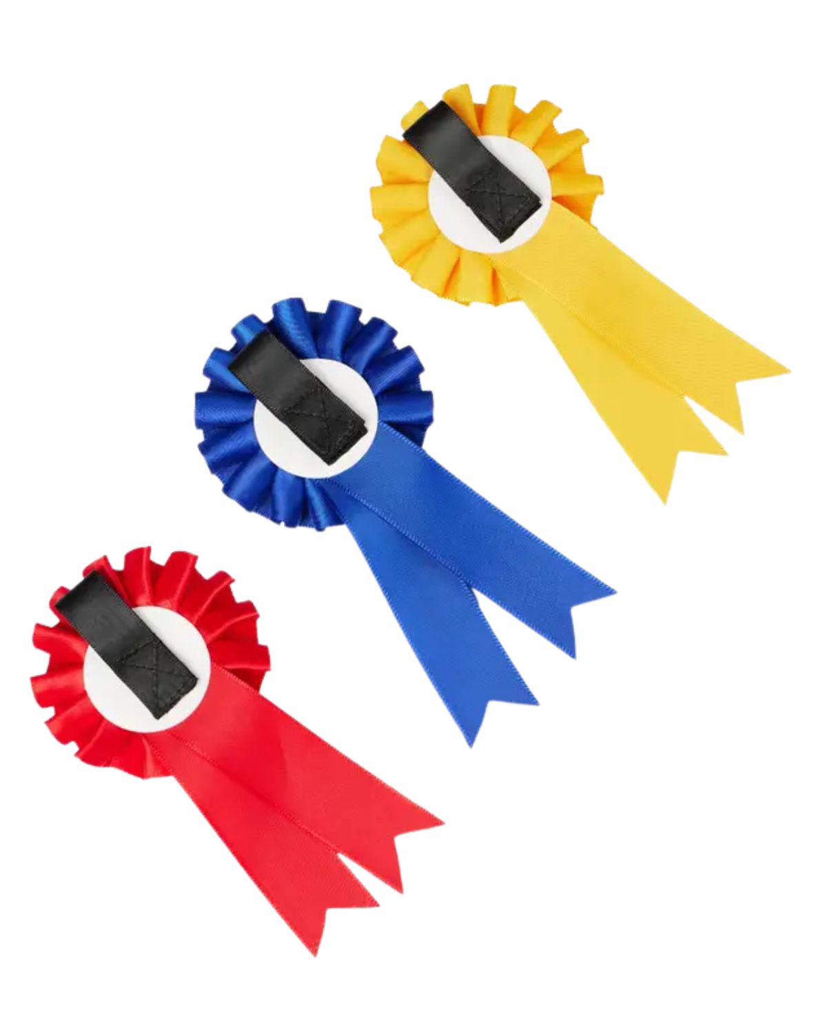 Toy Pony Rosettes: 1st, 2nd, 3rd Place Ribbon Awards | Equiflair Competition Gifts