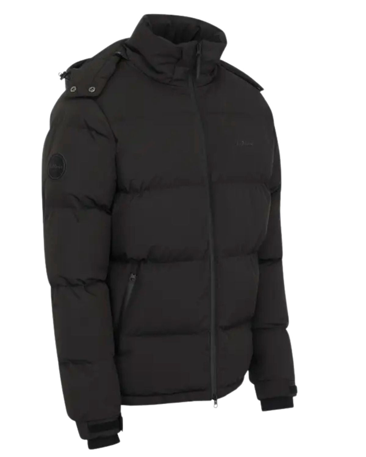 LeMieux Elite Young Rider Black Puffer Jacket - Equiflair Winter Riding Coat
