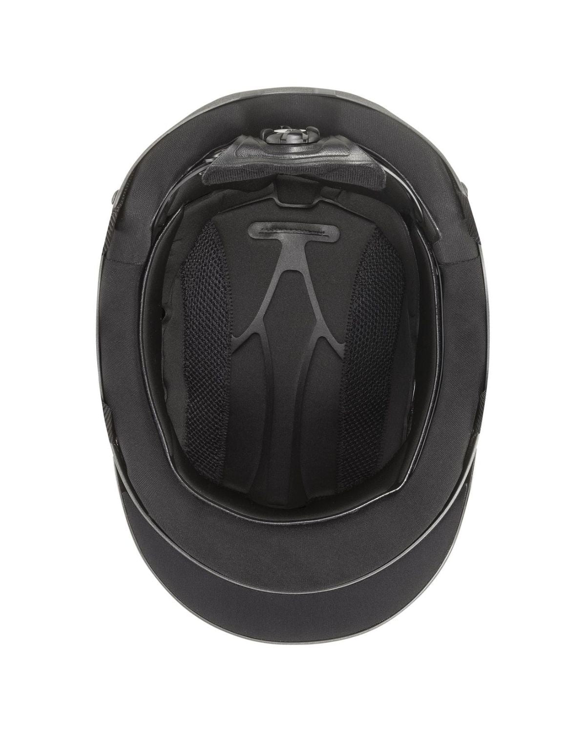 UVEX PERFEXXION III Riding Helmet - Anthracite Matt. Top View. Equestrian Safety Gear.