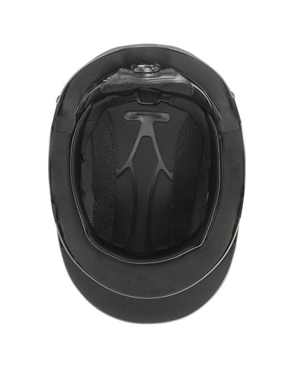 UVEX PERFEXXION III Riding Helmet - Anthracite Matt. Top View. Equestrian Safety Gear.