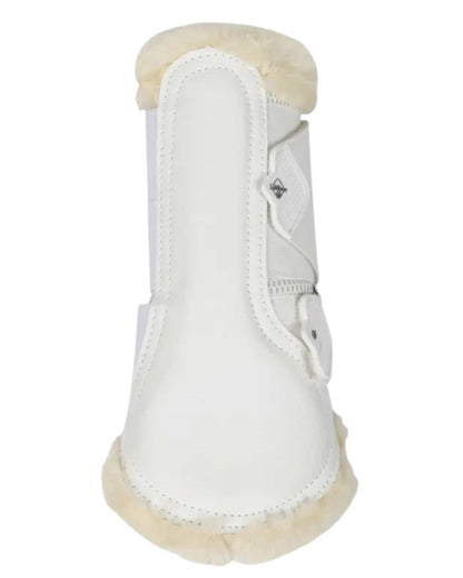 LeMieux Fleece Edged Mesh Brushing Boots White