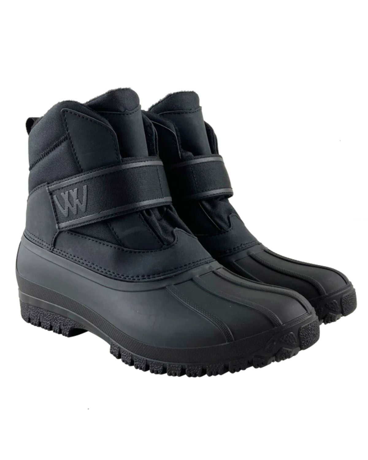 Woof Wear Short Yard Boots - Adult Black: Warm, Durable & Easy to Wear Fleece Lined Boots for Yard Work & Everyday Use