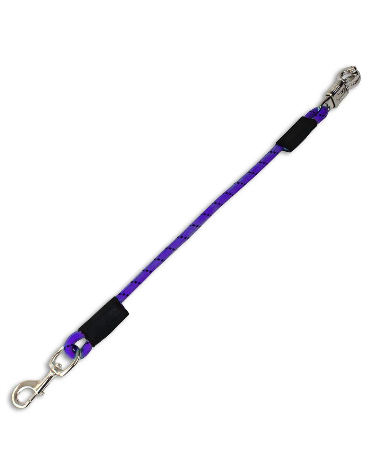 Purple Horse Trailer Bungee Tie with Quick Release Snap - Durable Equine Tie for Safe Transport