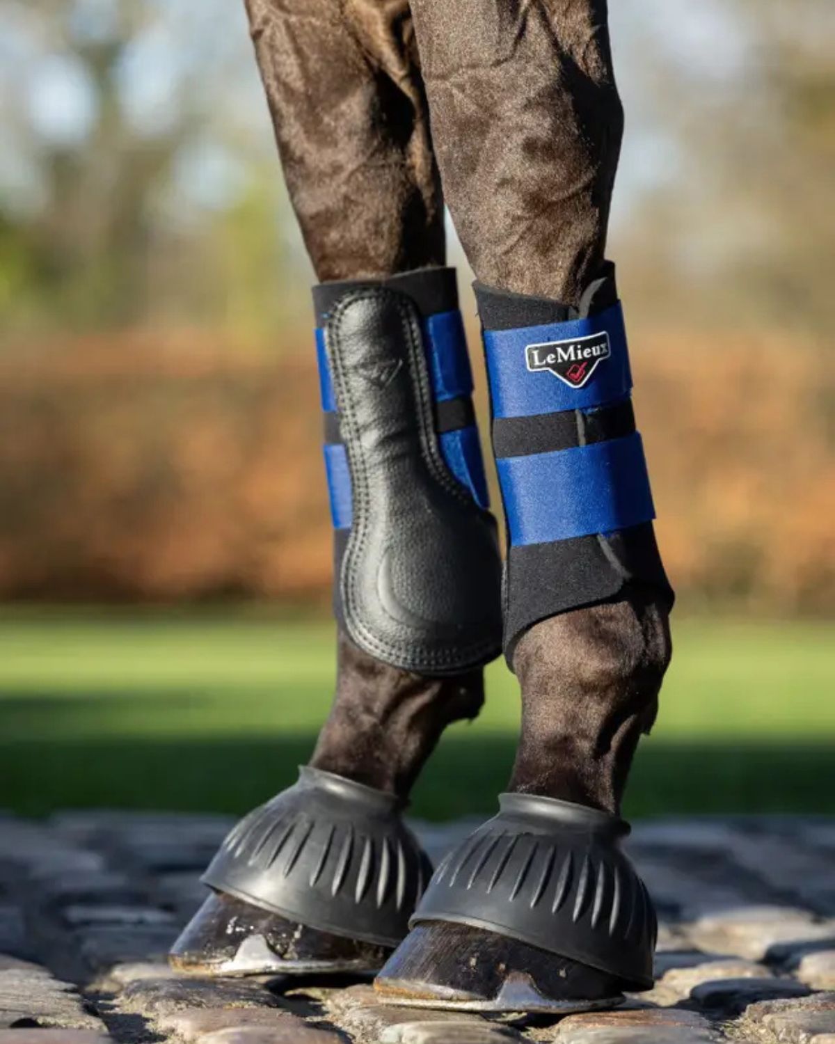 LeMieux Rubber Pull On Over Reach Boots Black