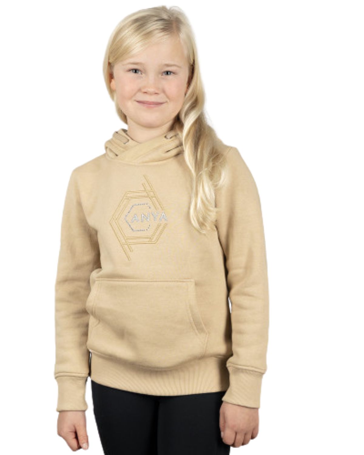 Girl in Coldstream x Anya Diamante Hoodie Champagne - Equestrian Fashion