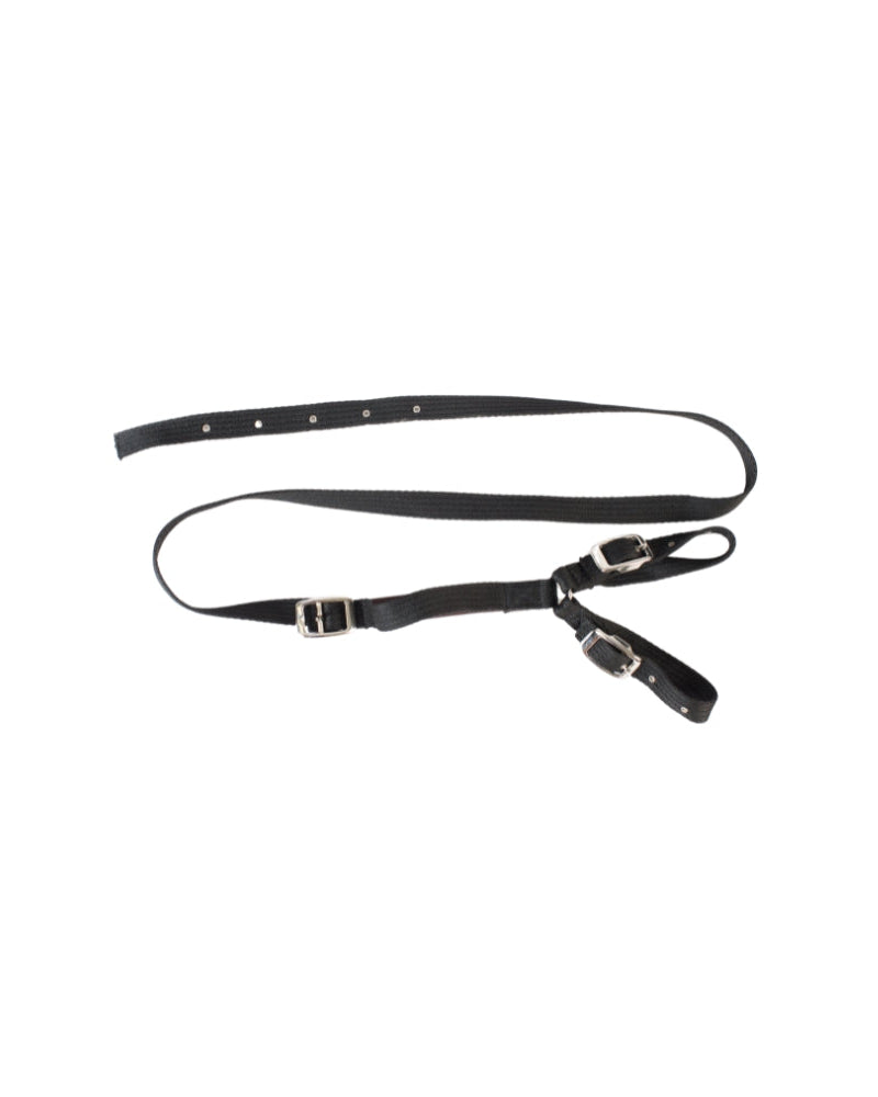 CAMEO DAISY REINS BLACK - Horse Training Grazing Reins, Adjustable, UK Made