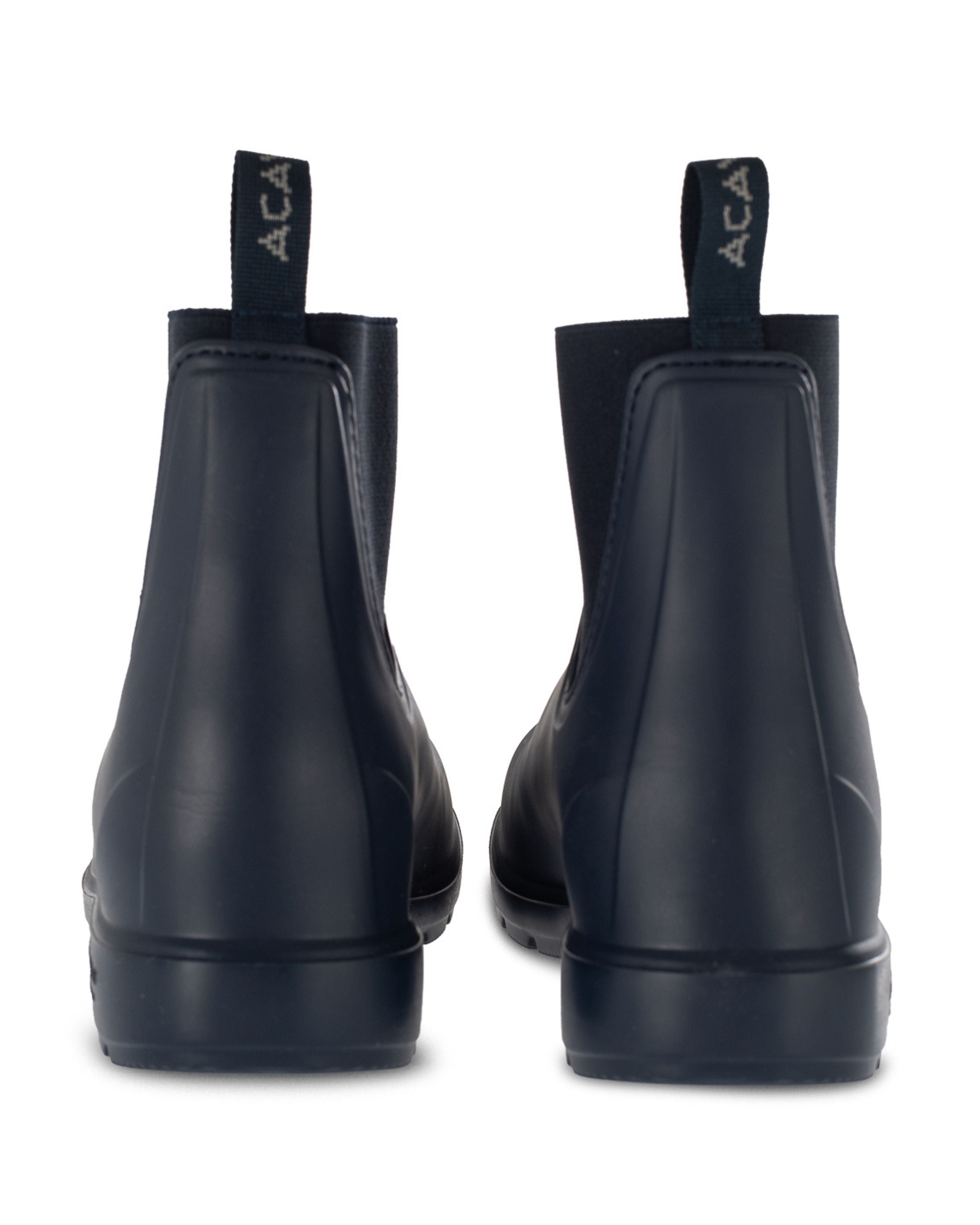 Acavallo Piuma  Rubber Jodhpur Boots Navy