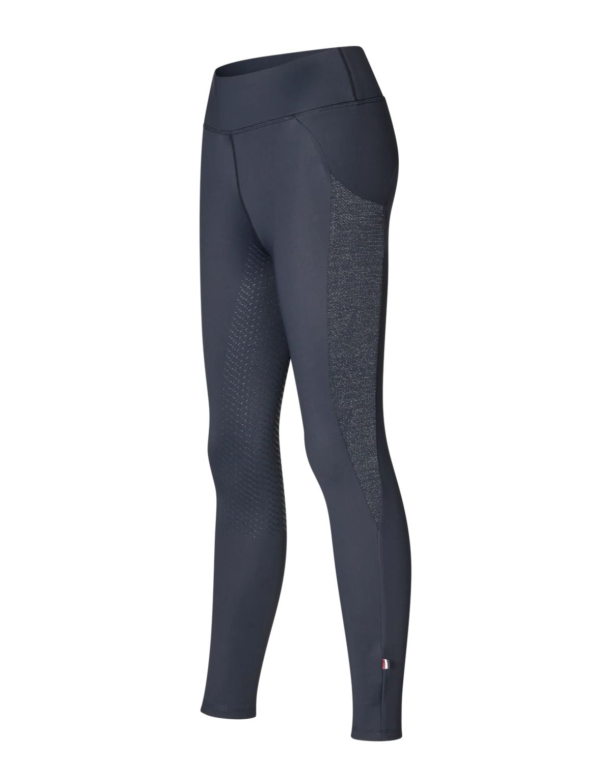 Kingsland KLVALERIE Navy Riding Tights - Full Grip, Glitter Detail, Equestrian Apparel