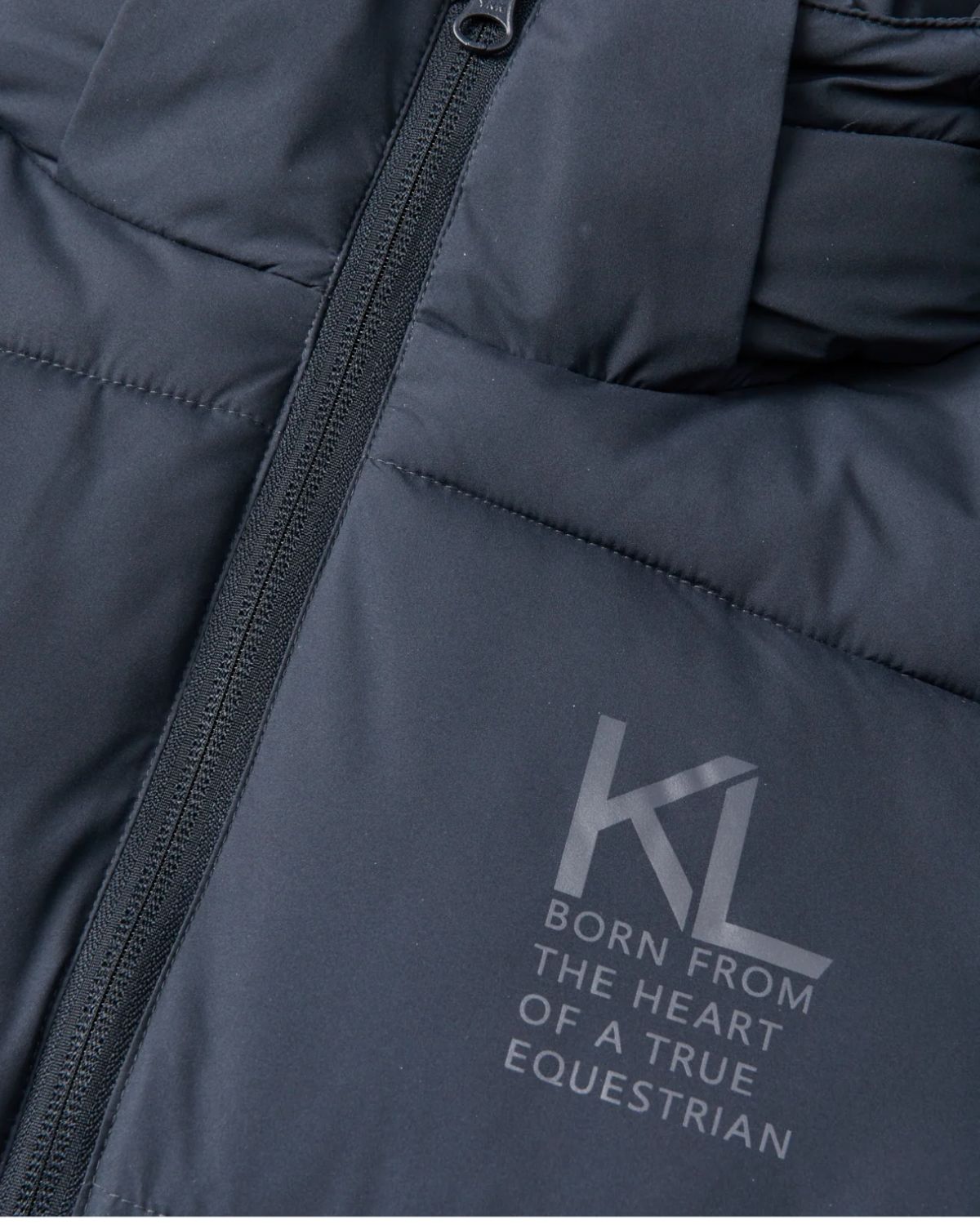 KINGSLAND KLVEA Ladies Insulated Equestrian Jacket Navy - Waterproof & Windproof Riding Coat