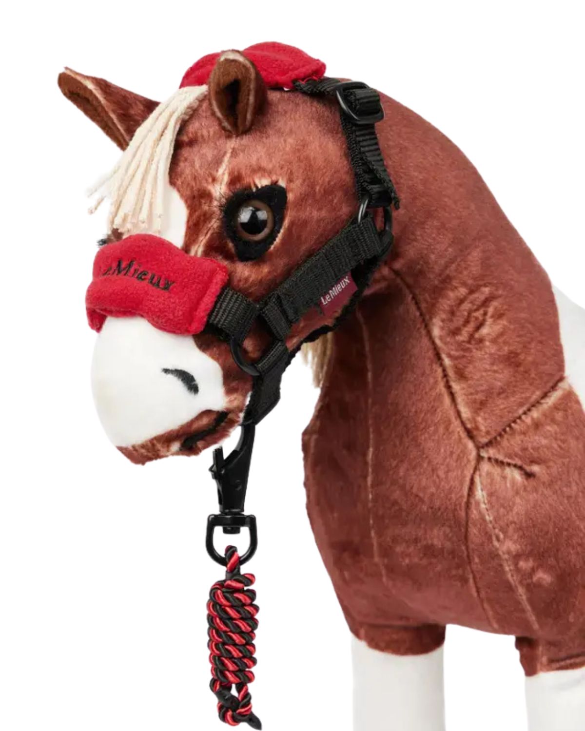 LeMieux Toy Pony Vogue Headcollar & Leadrope Chilli - Equiflair Saddlery | Plush Horse Tack