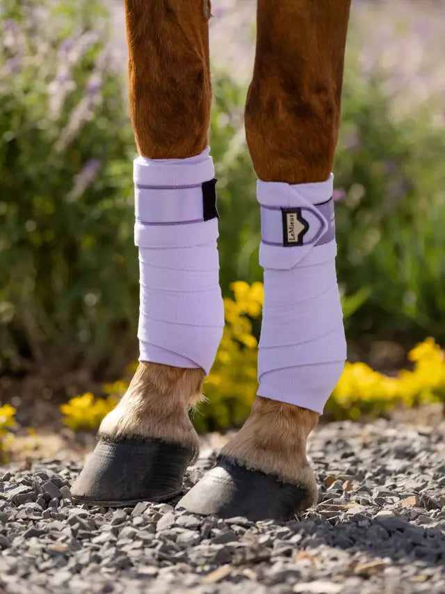LeMieux Loire Wisteria Polo Bandages - Horse Leg Wraps for Equine Leg Protection - Equiflair