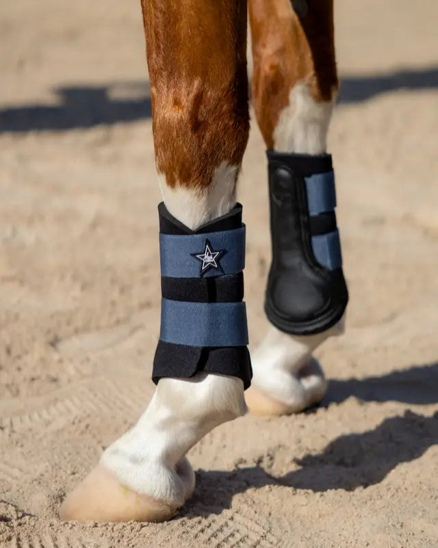 LEMIEUX MINI BRUSHING BOOT INDIGO: Pony Boots by Equiflair - Horse Leg Protection