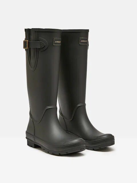 Joules Women's Houghton Adjustable Tall Welly Black