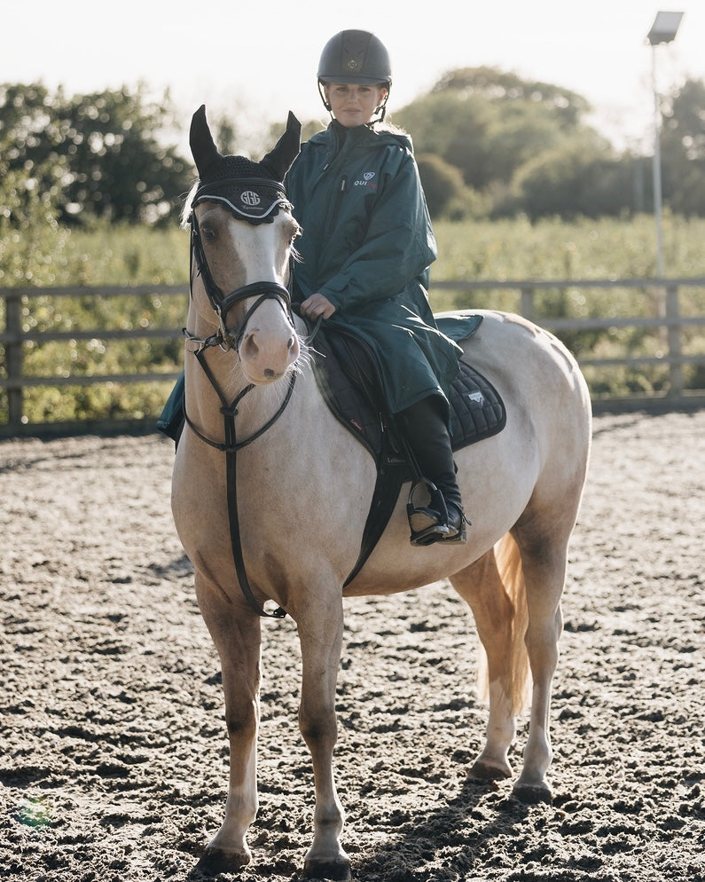 EQUIDRY Evolution Children's Thick Fleece Teal/Grey