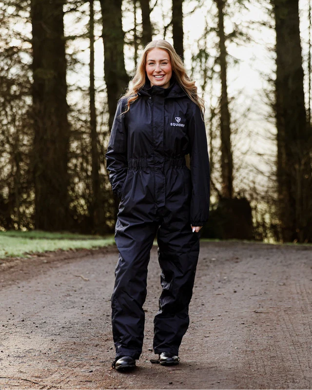 EQUIDRY Women's All-In-One Jumpsuit Navy