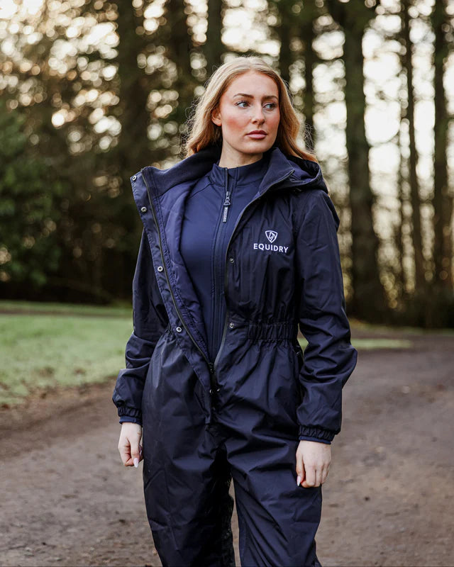 EQUIDRY Women's All-In-One Jumpsuit Navy