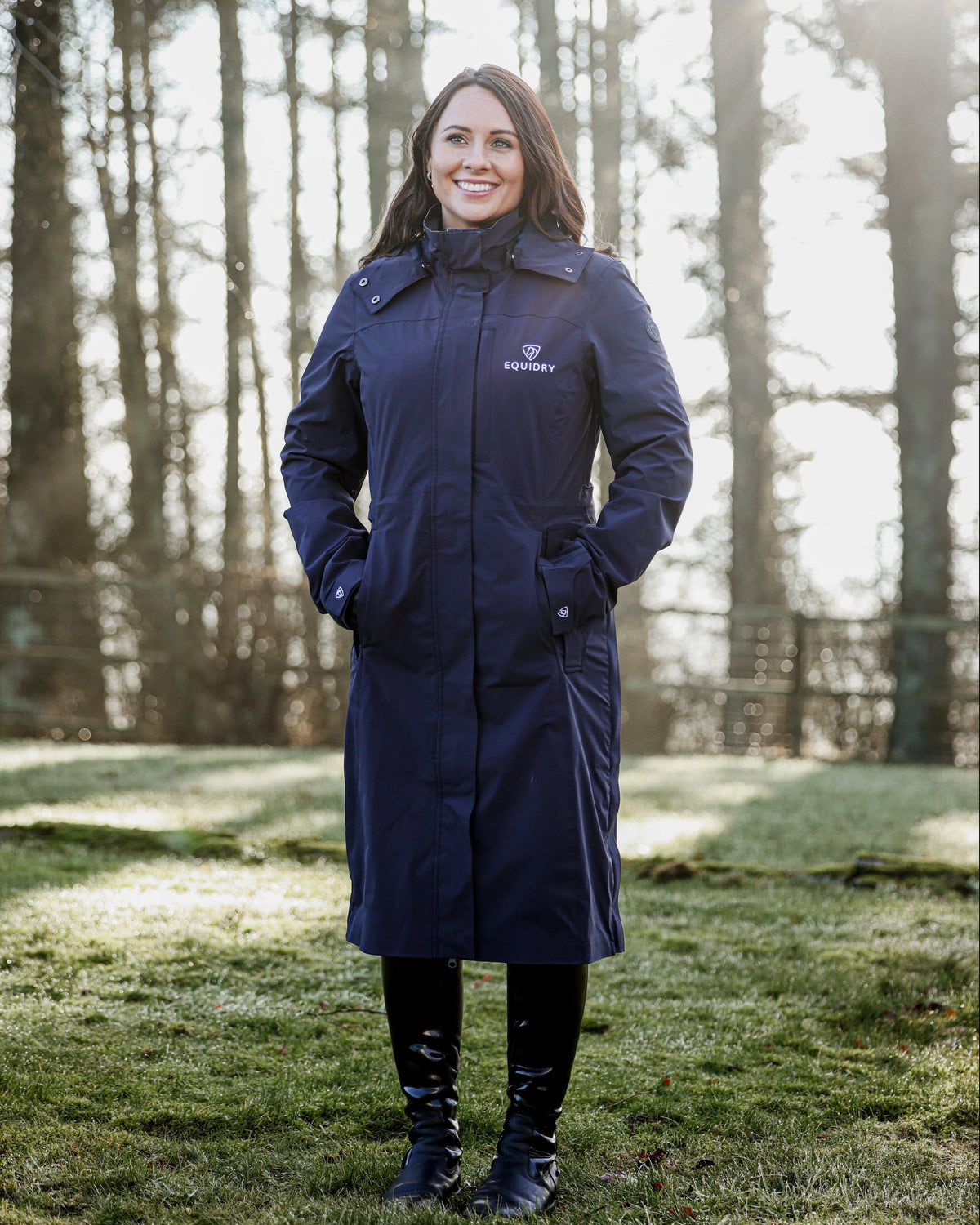 Aura Women's Raincoat Navy